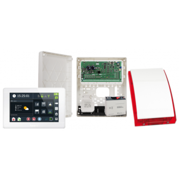 ZESTAW ALARMOWY SATEL INTEGRA 64 PLUS + INT-TSI-W + OPU-3P + AWT800 + 17Ah + SYRENA SP-4001R